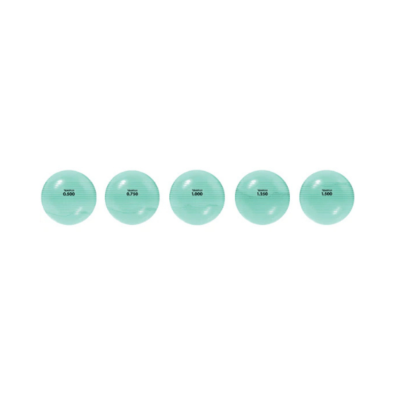 Gimnastikos kamuolys pripildytas Fluiball Reax Žalias 16cm