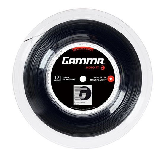 STYGOS TENISO RAKETEI Gamma Moto 17 (1,24 mm), 100 m