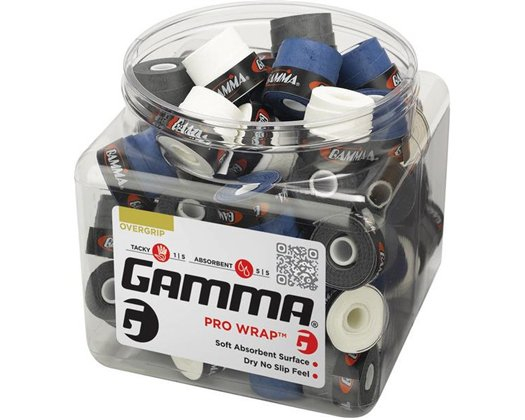 TENISO RAKETĖS APVIJA GAMMA PRO WRAP BALTA 1vnt.