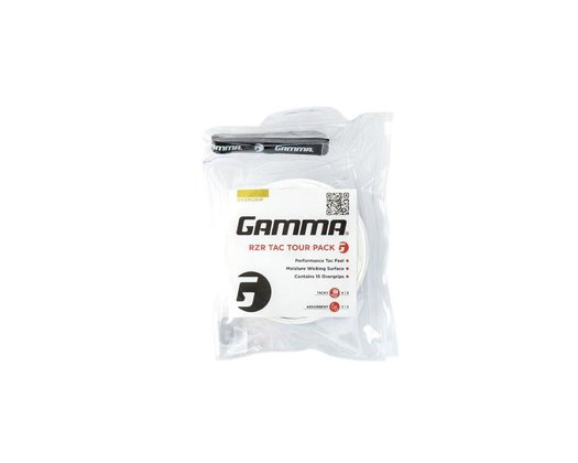 TENISO RAKETĖS APVIJA GAMMA RZR TAC 15-TOUR PACK white