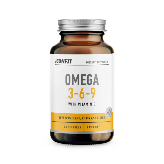 „ICONFIT Omega 3-6-9“ (90 minkštų gelinių kapsulių)