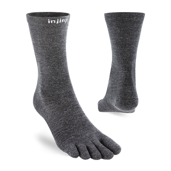 Kojinės Injinji Liner Lightweight Crew Wool