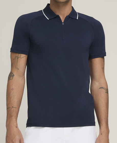M TEAM SEAMLESS POLO 2.0 CLASSIC NAVY