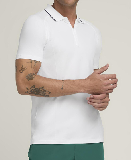 M TEAM SEAMLESS POLO 2.0 BRIGHT WHITE