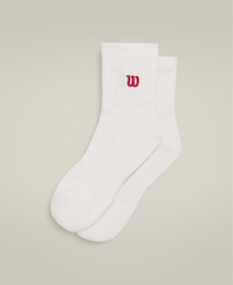 U QUARTER-LENGTH SOCK / BRIGHT WHITE/INFRARED M
