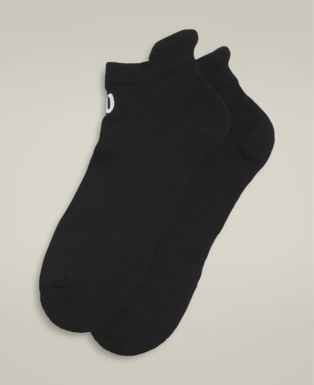 U CUSHIONED ANKKLE TAB SOCK  / BLACK L