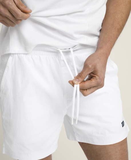 M TENNIS VOLLEY SHORT 6’’ BRIGHT WHITE