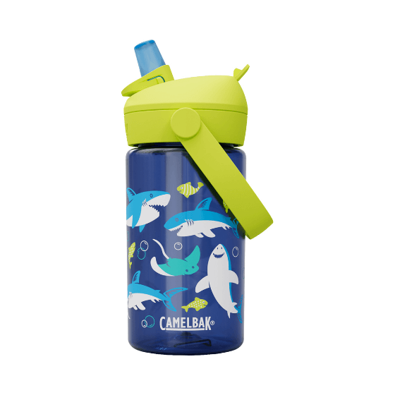 Buteliukas Thrive Flip Straw Kids Sharks 0.4L Camelbak