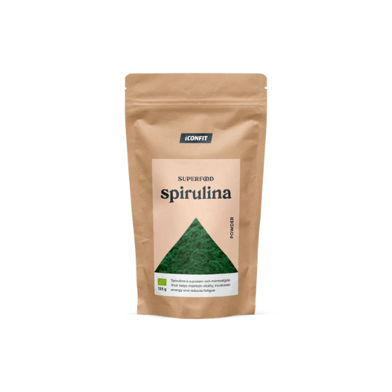 Ekologiški Spirulinos milteliai, 125g, ICONFIT