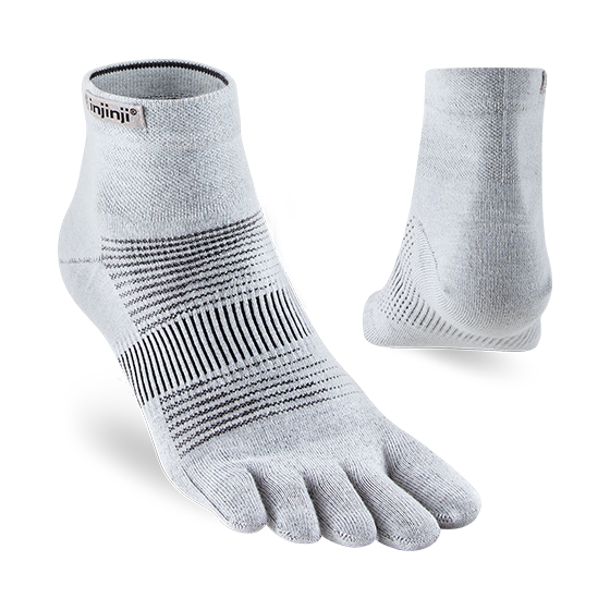 Bėgimo kojinės INJINJI Run Lightweight Mini-Crew Xtralife CoolMax