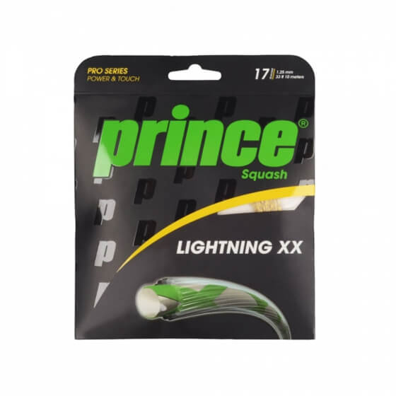 Skvošo raketės stygos Prince Lightening XX 17, gold