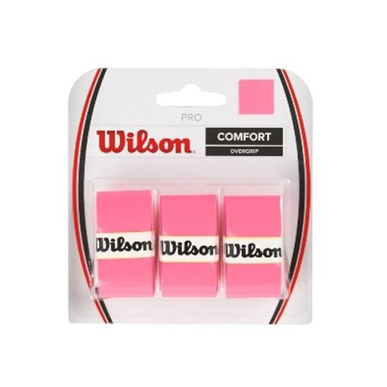 Teniso raketės apvija WILSON PRO COMFORT , (ROŽINĖ) 3 vnt.