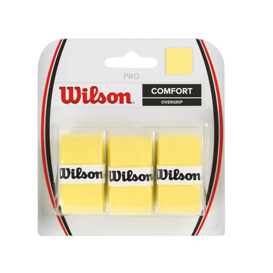 TENISO RAKETĖS APVIJA WILSON PRO (geltona), 3 vnt.