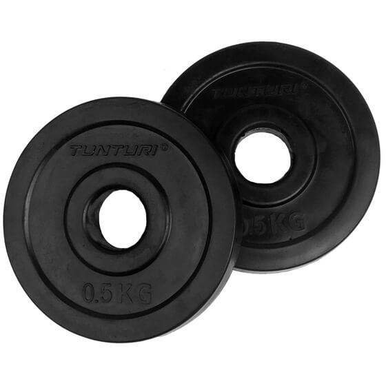 Svorio diskai TUNTURI RUBBER PLATE (Įvairūs svoriai)