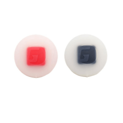Gamma Vibracijos Slopintuvas Button Shockbuster, 2 vnt., Mėlyna/Juodas