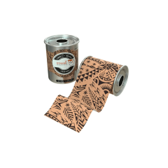 Kinezioloģiskais teips Black Tattoo bēšs ar melnu rakstu 7,5 cm x 5 m Dynamic Tape