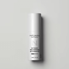 Botāniskās Niacinamīda Alternatīvas Serums 30ml, Madara – dabisks sejas serums ar sarkanās un brūnās aļģes ekstraktiem, kas palīdz uzlabot ādas toni un nomierināt apsārtumu