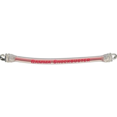 Gamma Shockbuster Vibration Dampener 1gab – oriģināls čūskas formas vibrāciju slāpētājs ar patentētu Zorbicon gēlu, kas efektīvi novērš kaitīgās vibrācijas spēles laikā. Droši stiprinās pie stīgām un absorbē vibrācijas gandrīz visās vertikālajās stīgās.