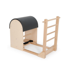 Ladder Barrel ELINA Pilates ar koka šķēršļiem un neslīdošu sintētisko ādu.