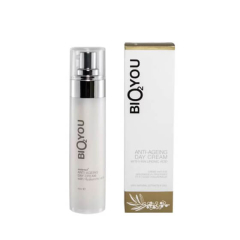 Natūralus antisenėjimo dienos kremas su hialurono rūgštimi Bio2you, 30 ml