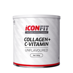 MSM kolageno milteliai + vitaminas C, 300 g (įvairūs skoniai) ICONFIT