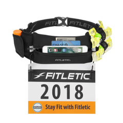 Maratona jostas soma skriešanai ar sacensību numura stiprinājumu Fitletic ULTIMATE II
