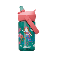 Zila Camelbak Thrive Flip Straw bērnu pudele ar nāriņu, 0.4L.