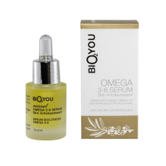 Natūralus OMEGA 3-6 Serumas, odos antidepresantas Bio2you, 15 ml
