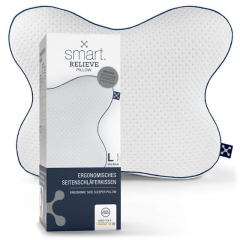 Ergonomisks spilvens SMARTSLEEP Relieve ar atmiņas putām kakla atbalstam