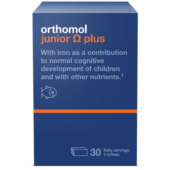 MAISTO PAPILDAS Orthomol ® JUNIOR OMEGA PLUS N30